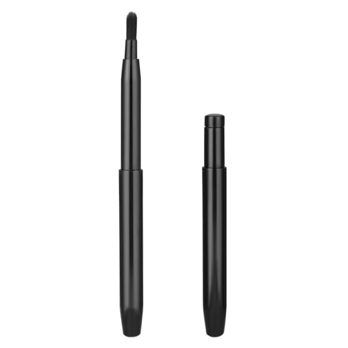 2 Pack Retractable Lip Brush for Lipstick Lipstick Brush Lip Liner Pencil Brushes Flat Lips Balm Applicator Travel Lipliner Brushes for Lipsticks Lipgloss Eyeshadow Travel