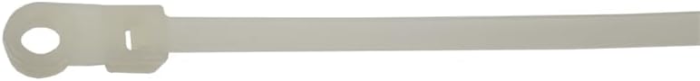 K Tool International Cable Zip Tie 14 Ich Natural 100/Pack 50 Pound Tensile with Mount Head