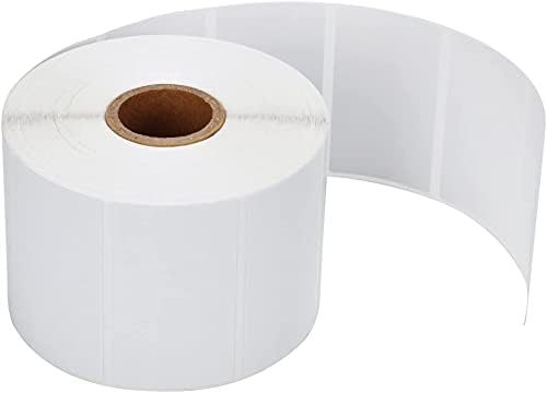 MFLABEL 2-1/4 x 1-1/4 Inch Direct Thermal Perforated Shipping Labels, 2.25x1.25 inch Direct Thermal Labels for Barcodes Address，Perforated Shipping Labels (6 Rolls, 1000/Roll)