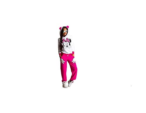GGTBOUTIQUE Chándal con estampado de ratón rosa para mujer Cover