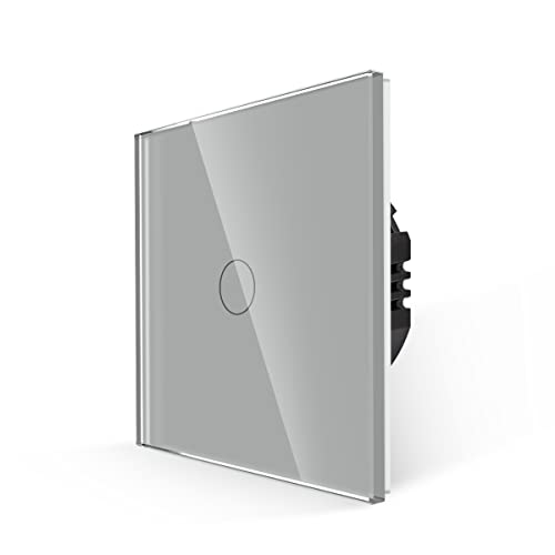 KONOQ Smart Glas Touch Lichtschalter - Integriertes WLAN Dimmer