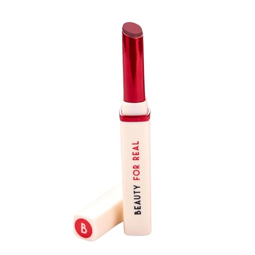 Beauty For Real Lip Revival Essential Hydration Serum Lipstick, Neutral - Lightweight & Hydrating - Contains Hyaluronic Acid, Mango Butter, and Nourishing Plant Oils