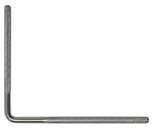 Latin Percussion Hardware Accessories & Spare Parts Percussion Rod 3/8" - LP328 Sliding Bass Mount L Shape Chrome, LP328-L