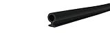 Gordon Glass Black Vinyl Shower Door Bulb Seal 1/8" Backing, 1/8" Dia. - 84 in Long
