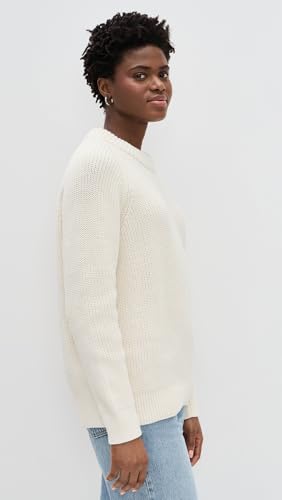 Women's Oversized Cotton Fisherman Sweater4