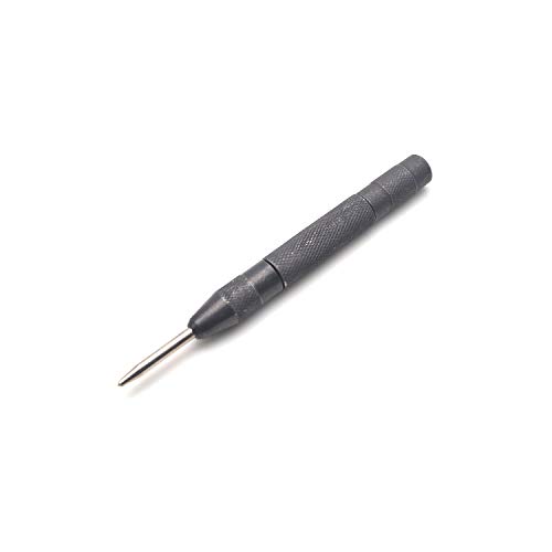 MTMTOOL Black Automatic Center Punch Tool 5.1 Inch Spring Loaded Drilling Tool