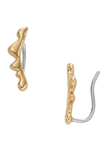 Skagen Orecchini Da Donna, In Acciaio Inossidabile Con Cursore, D'Oro