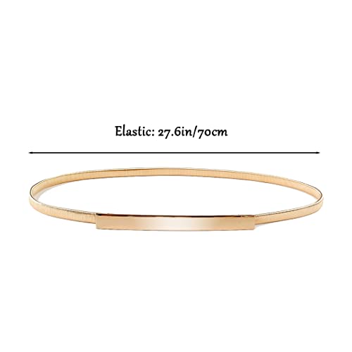 COSYDAYS Gold Dress Belt Strech Metal Belts Fashion Waist Accessories for Women2