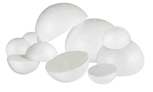 Demi Boules en polystyrène 4, 6, 10 cm x 24 pièces Cover