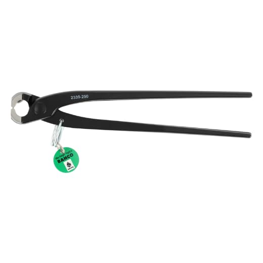 Tenaza de encofrador con gran efecto palanca y anillo de seguridad 250 mm