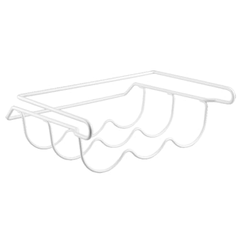 FUNNETOYU Estante de Hierro para Nevera Organizador de Botellas de Cerveza Soporte Portátil para Refrigerador Resistente y Fácil de Limpiar para Congelador y Vinoteca