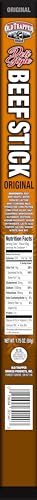 Image of OId Trapper Original Deli-Style Beef Sticks, 1.75-Ounce Individually Wrapped Packages, 11 Grams of Protein and Zero Grams of Sugar per Serving (Pack of 26)