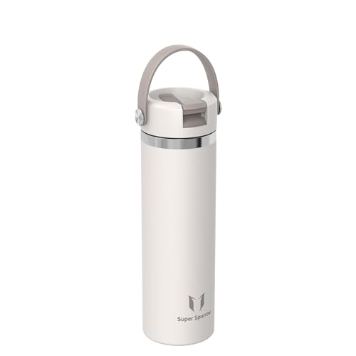 Sparrow Trinkflasche Edelstahl 750ml Thermosflasche mit Strohhalm Deckel – Ansicht 2