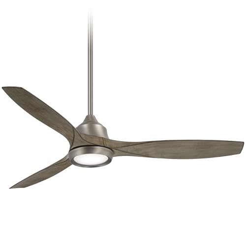 Minka-Aire F749L-BNK Viper 60' Ceiling Fan with LED Lights, Burnished Nickel