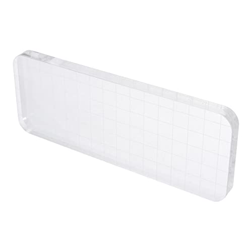 FONDOTIN Stamp Block Accessory for DIY Crafting Comfortable Grip Stamp for Various Stamping Projects and Handmade Crafts Smooth Edges Design for Easy Use