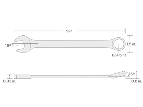 Tekton 11/16 Inch Combination Wrench | 18261 #TOP5
