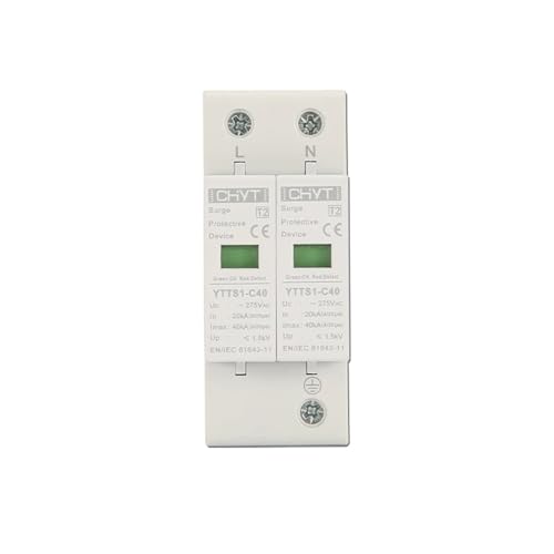 Parafoudre 2P 275V YTTS1-C40 pour éliminer les risques de surtension