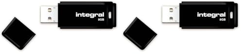 Clé 8 Go USB 2.0 Noir Integral compacte et fiable pour sauvegarder vos documents