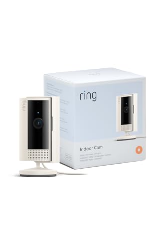Ring videocamera interna (Indoor Camera 2ª gen.) | Telecamera di sorveglianza per animali domestici | Audio bidirezionale, copertura per la privacy, fai-da-te | Ring Home: 30 gg. prova gratuita