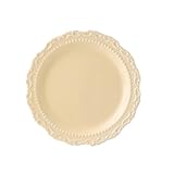 Design élégant en relief français : cette assiette en céramique dispose d'un beau motif en relief français, ajoutant une touche de charme vintage à votre expérience culinaire.