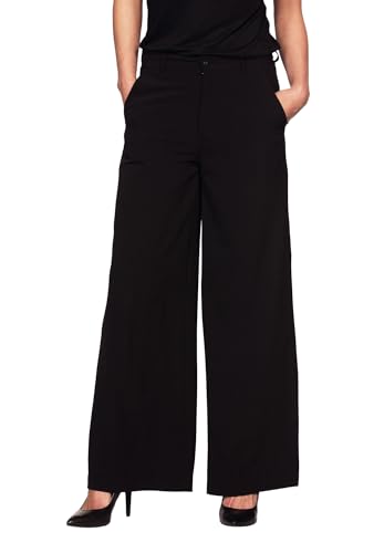 ellos Plus Size Woven Wide Leg Pants