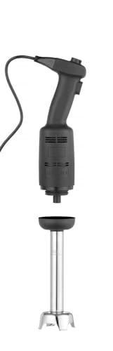 HENDI Stabmixer, Geschwindigkeit regelbar, Eis-Mischungen-Gemüsesuppen-Musen-Soßen-Füllungen sowie Mayonnaise, 230V, 220W, ø75x(H)464mm, 1,6kg, Edelstahl, Polyamide