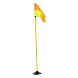 JISADER Soccer Corner Flag Field Warning Rod Speed Multifunction Training Equipment Football Agility Training Pole for Rugby Hockey