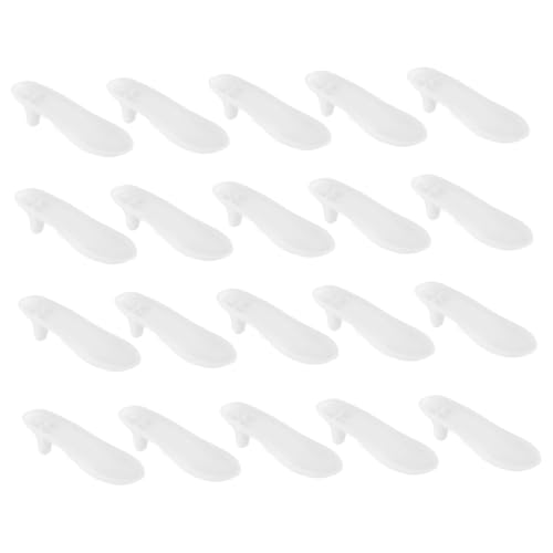 BESTonZON 20stücke Puppe Stiefel Sohle High Heels Sohlen Lange Fass Schuhe...