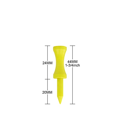 LIKOSO-tee-de-Golf-de-Bamboo-100-Piezas-44MM-Amarillo