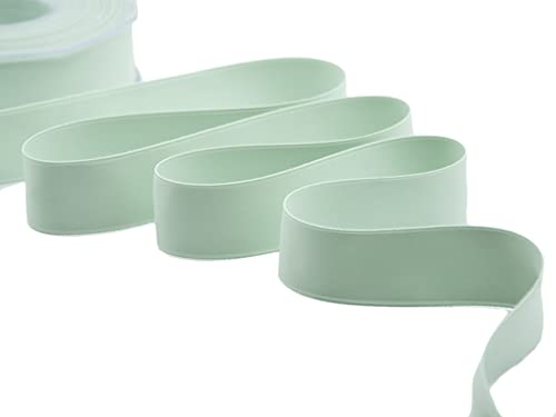 Furlanis Nastro Doppio Raso Opaco: 25mm X 20m, Colore Beige, Morbido E Setoso, Tessuto In Italia - 3