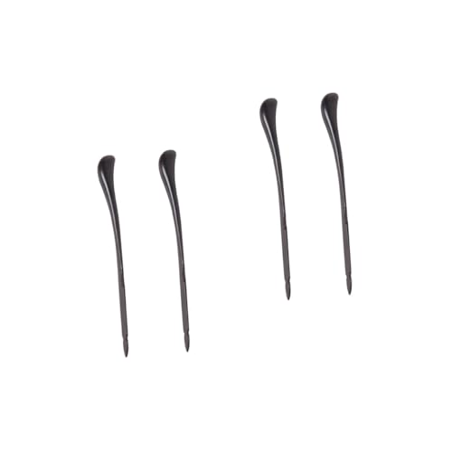 FUNOMOCYA 2 Pairs Elegant Wooden Dulcimer Sticks Set Creative Dulcimer Accessories for Musical Instruments