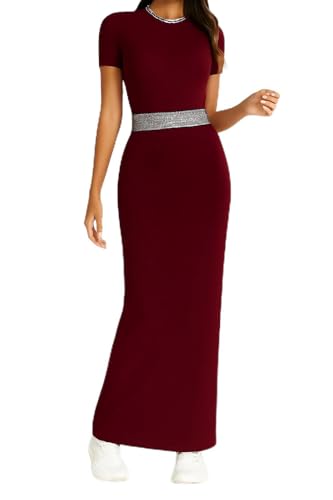 Robe bordeaux taille 44 pour vos soirées et cocktails élégants