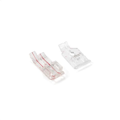 Set de 2 Piezas Prensatelas para Costura 1/4" Transparente miniatura 2