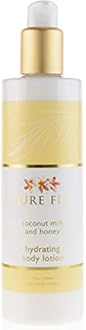 PURE FIJI Body Lotion Hydrating - Moisturizing Lotion for Dry Skin with Coconut Milk and Vitamin E, Organic Body Lotion For Women and Men, Coconut Milk and Honey Scent, 12 oz