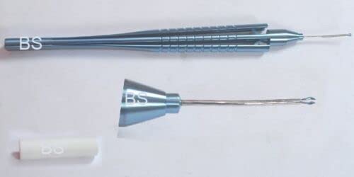 Pinza Oftalmica Titanio 23 Gauge – Vitrectomia Fine Presa – Autoclavabile