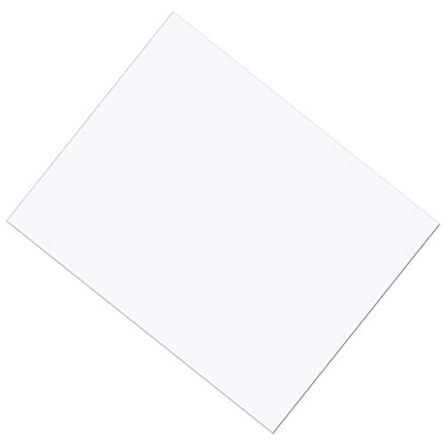 UCreate Coated Poster Board, White 14 pt., w/UPC Labels, 22\" x 28\", 25 Sheets