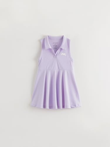 marc & janie Girls Sleeveless Tennis Dress Athletic Cooling Quick-Dry V Neck A-Line Golf Dresses 5508034
