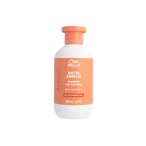 Wella Professionals Professional Hair Care, Invigo Nutri-Enrich Shampoo for Dry Damaged Hair, Repair & Strengthen Dull Hair, Deeply Nourishing Shampoo