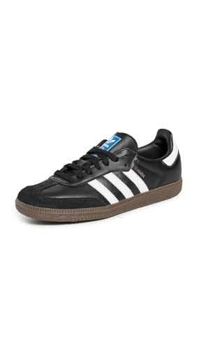 adidas Unisex-Kid's Samba Indoor, Black/None/None, 4