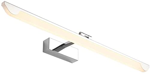 Lampe maquillage LED 63cm anti-buée pour miroir et armoire de salle de bain blanc chaud