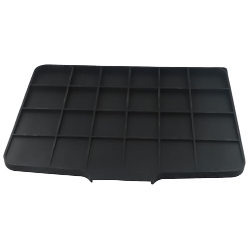 URPIZY Silikon-Trockenmatte für Geschirr mit Ablauflippe 40 x 33 cm, wasserabweisend, ideal für Küche, Spüle, Pfannen, Gläser – Beige