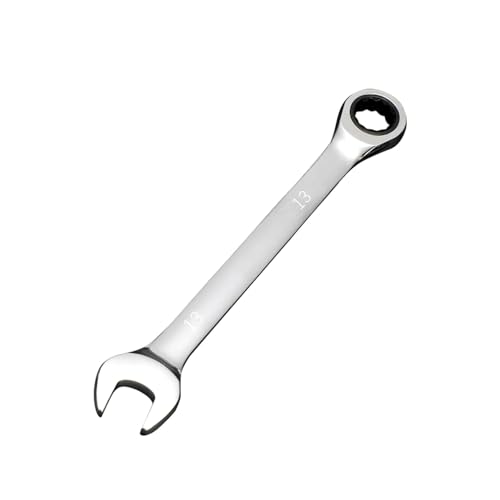 FLZOSPER 13mm Metric 90-Tooth Ratchet Wrench Box End Head 90-Tooth Ratcheting Combination Wrench Spanner