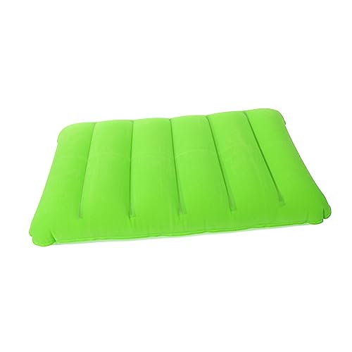 VICASKY Inflatable Sleeping Pillow for Camping Travel Breathable Nap Pillow for Office Afternoon Rest Convenient Portable Design Flocked Material