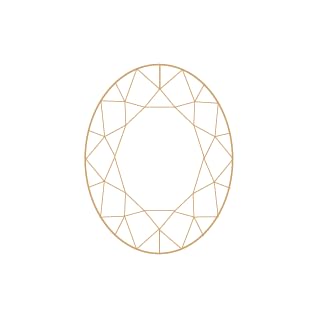 Moissanite ovale 1 carat VVS1 de 6.5 mm certifiée GRA - 3