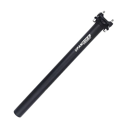 Tige de selle de vélo en alliage d'aluminium 30.9mm UPANBIKE noire pour VTT