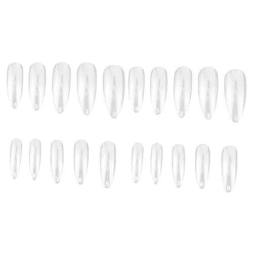 KALLORY 1200 Pçs Unhas Postiças Dicas De Unhas Para Unhas Artificiais Decalques De Unhas Instruções