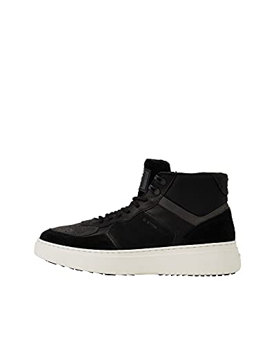 G-STAR RAW Lash Mid Blk M, Zapatillas Hombre, Negro, 43 EU