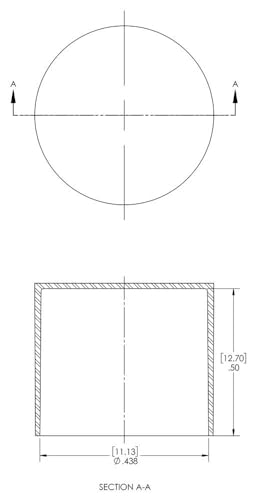 Image of Caplugs SC-7 /16-8 SC Series - Plastic Sleeve Cap for Tube Ends, 1000 Pack, Red LD-PE, 0.438 inch W x 0.50 inch L Threaded and Non-Threaded Tubing, Rods, Masking, Painting, Plating, Grit-blasting (99191265)