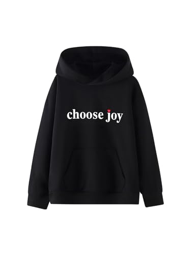 Image of WELAKEN Cotton Hoodie Sweatshirt for Girls Kids & Teens Long Sleeve Pullover with Kangaroo Pocket