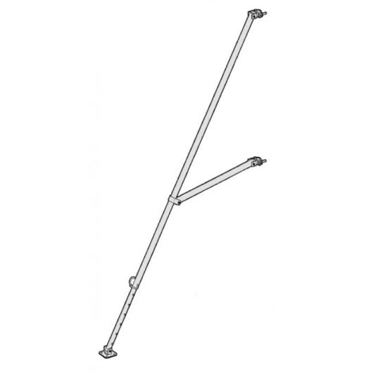 ALTRAD - Stabilisateur universel galvanisé - Echafaudage ALTRAD - 2,20m à 3,30m Réf: u0220g